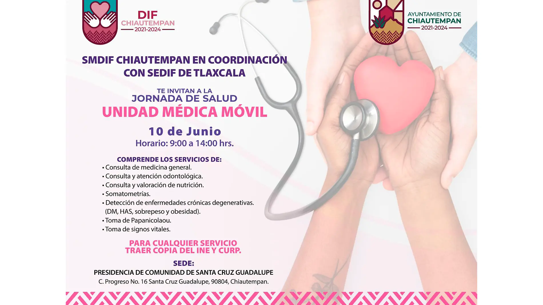 cartel jornada de salud